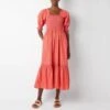 Wyse Pink/Orange Sage Floral Cotton Sundress 1 Wyse Pink/Orange Sage Floral Cotton Sundress -Exquisite Clothing 18525617 1