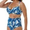 Seaspray Blue Capri High Waist Tie Bikini Brief 1 Seaspray Blue Capri High Waist Tie Bikini Brief -Exquisite Clothing 18526801 1