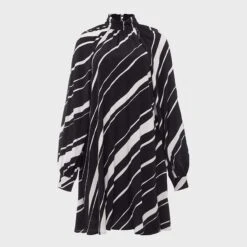 Hobbs London Black Rhian Printed Mini Dress -Exquisite Clothing 18567699 4