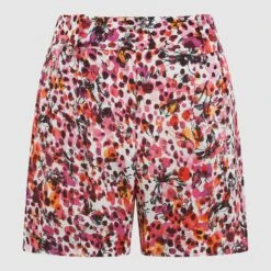 Reiss Pink Printed Lara High Waist Shorts -Exquisite Clothing 18572736 4