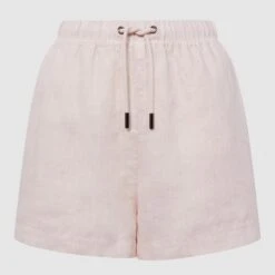 Reiss Pink Cleo Drawstring Shorts -Exquisite Clothing 18573135 4
