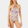 Vilebrequin Loop Rainbow Flowers Swimsuit In Purple -Exquisite Clothing 18579349 1