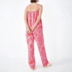 Hush Pink Cotton Isla Printed Cami Pyjamas -Exquisite Clothing 18583859 3