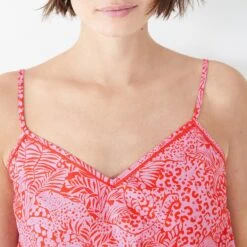 Hush Pink Cotton Isla Printed Cami Pyjamas -Exquisite Clothing 18583859 4