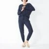 Hush Navy Joey Printed Stretch Pyjama Set -Exquisite Clothing 18584102 1