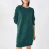 Hush Green Iiona Printed Cotton Sweatshirt Dress -Exquisite Clothing 18585124 1
