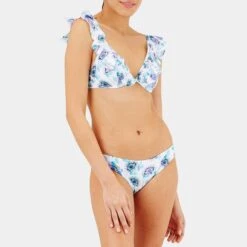 Vilebrequin Flash Flowers Halter Bikini Top