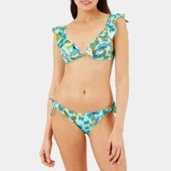 Vilebrequin Butterflies Halter Bikini Top