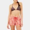 Vilebrequin Red Attrape Coeur Printed Swimming Shorts -Exquisite Clothing 18588264 1