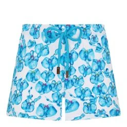 Vilebrequin Blue Floral Print Swim Shorts -Exquisite Clothing 18594715 3