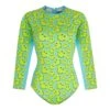 Vilebrequin Blue/Yellow Smiley Face Print One Piece Swimwear -Exquisite Clothing 18594793 1