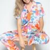 Cyberjammies Multi Aimee Abstract Floral Print Pyjama Set -Exquisite Clothing 18602190 1