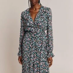 Ghost Black Su Georgette Dress -Exquisite Clothing 18612842 3