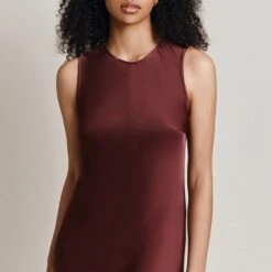 Ghost Berry Steph Satin Dress -Exquisite Clothing 18612978 3