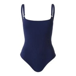 Melissa Odabash Navy Ridges Swimsuit