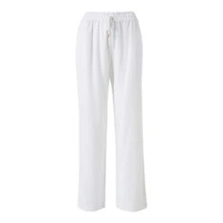 Melissa Odabash White Krissy Trousers