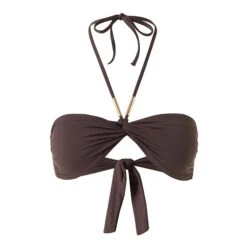 Melissa Odabash Brown Canary Bikini Top