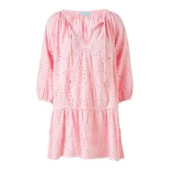 Melissa Odabash Rose Pink Ashley Rose Kaftan