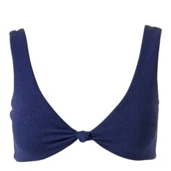 Melissa Odabash Navy Ridges Hamptons Bikini Top