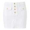 Melissa Odabash White Dylan Denim Skirt -Exquisite Clothing 18619690 1