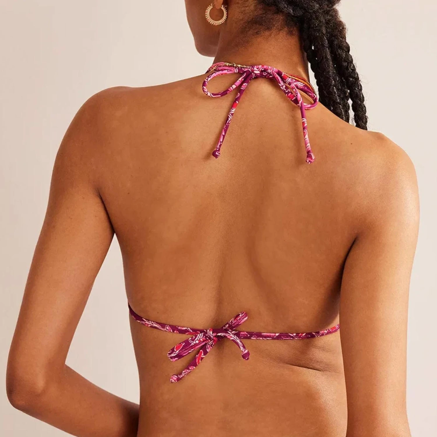 Boden Black & White Bead Embellished Bikini Top 5 Boden Black & White Bead Embellished Bikini Top - Image 3