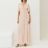 Marella Pink Icona V-Neck Midi Dress -Exquisite Clothing 18622506 1