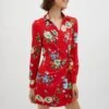 MAX & Co. Max&Co. Red Tenacita Floral Mini Dress -Exquisite Clothing 18623629 1