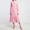 Marella Pink Teramo Silk Blend Dress -Exquisite Clothing 18623686 1