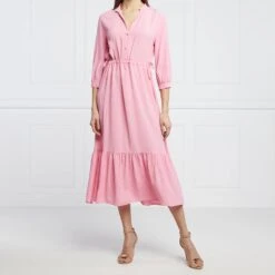 Marella Pink Teramo Silk Blend Dress