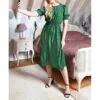 Yumi Green Animal Print Dress -Exquisite Clothing 18626589 1