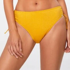Nuria Ferrer Yellow Fanny Bikini Bottom