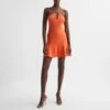 Reiss Orange Trina Strappy Flippy Mini Dress -Exquisite Clothing 18640866 1