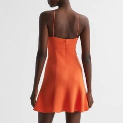 Reiss Orange Trina Strappy Flippy Mini Dress -Exquisite Clothing 18640866 2