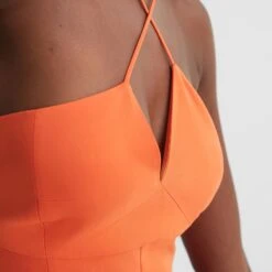 Reiss Orange Trina Strappy Flippy Mini Dress -Exquisite Clothing 18640866 3