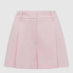 Reiss Pink Marina Tailored Shorts -Exquisite Clothing 18641095 4