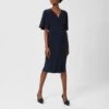Hobbs London Navy Coralie Midi Dress -Exquisite Clothing 18645529 1