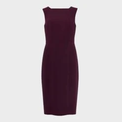 Hobbs London Mauve Adelia Midi Dress -Exquisite Clothing 18645876 4