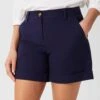 Hobbs London Navy Chessie Cotton Shorts -Exquisite Clothing 18646516 1