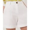 Hobbs London White Chessie Cotton Shorts -Exquisite Clothing 18646580 1