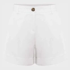 Hobbs London White Chessie Cotton Shorts -Exquisite Clothing 18646580 4