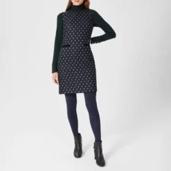 Hobbs London Green Sarah Wool Dress