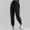 French Connection Black Washed Cupro Joggers -Exquisite Clothing 18678099 1