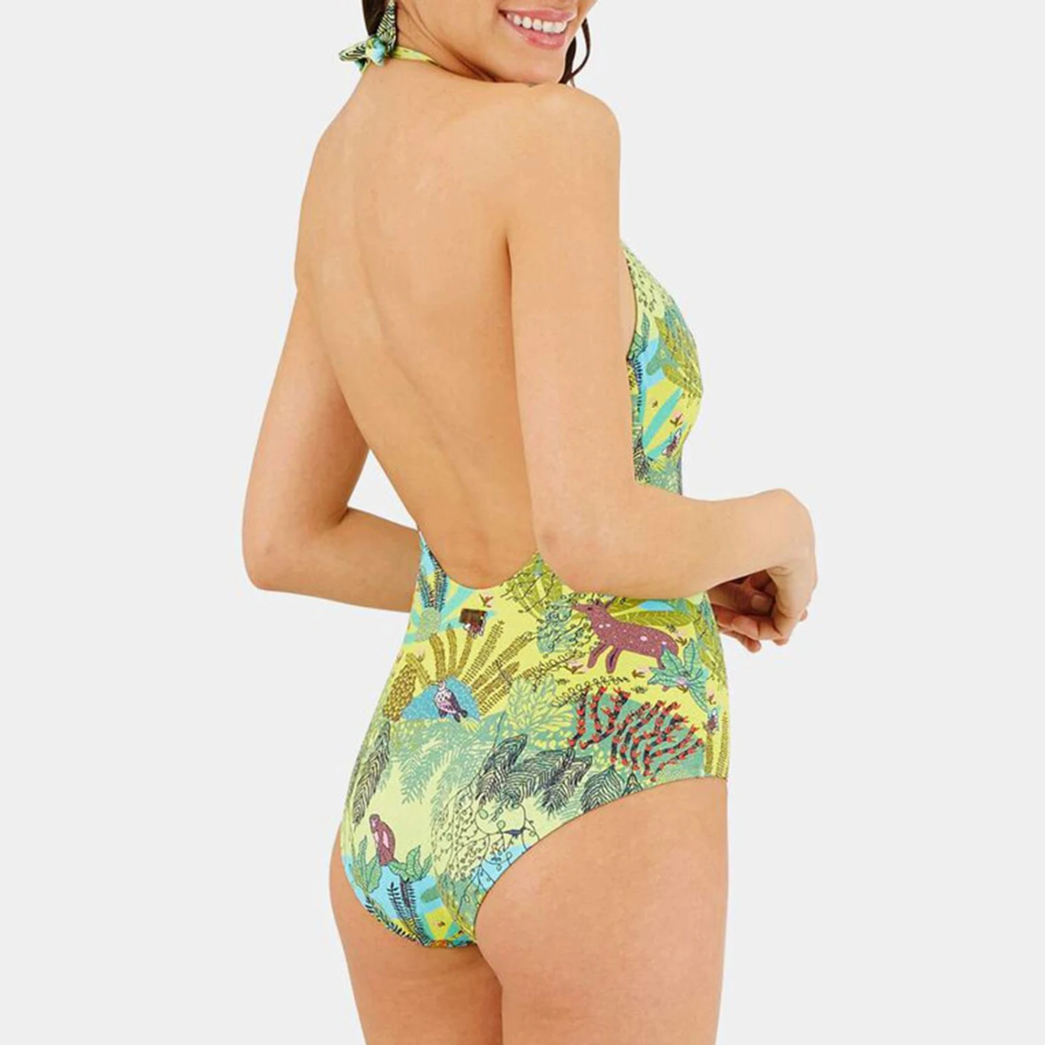 Vilebrequin Green Famous One Piece Swimsuit 4 Vilebrequin Green Famous One Piece Swimsuit - Image 2