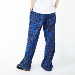 Hush Blue Joy Flannel Cotton Pyjama Trousers -Exquisite Clothing 18700666 3