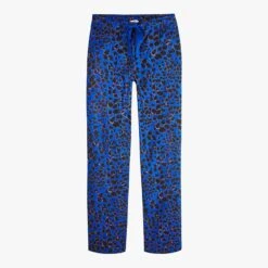 Hush Blue Joy Flannel Cotton Pyjama Trousers -Exquisite Clothing 18700666 4