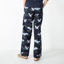 Hush Navy Liv Cotton Flannel Pj Trousers -Exquisite Clothing 18700980 3
