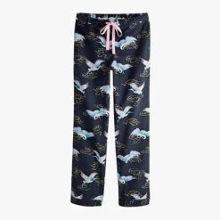 Hush Navy Liv Cotton Flannel Pj Trousers -Exquisite Clothing 18700980 4