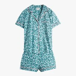 Hush Blue/Green Isla Printed Cotton PJ Trousers -Exquisite Clothing 18701290 4