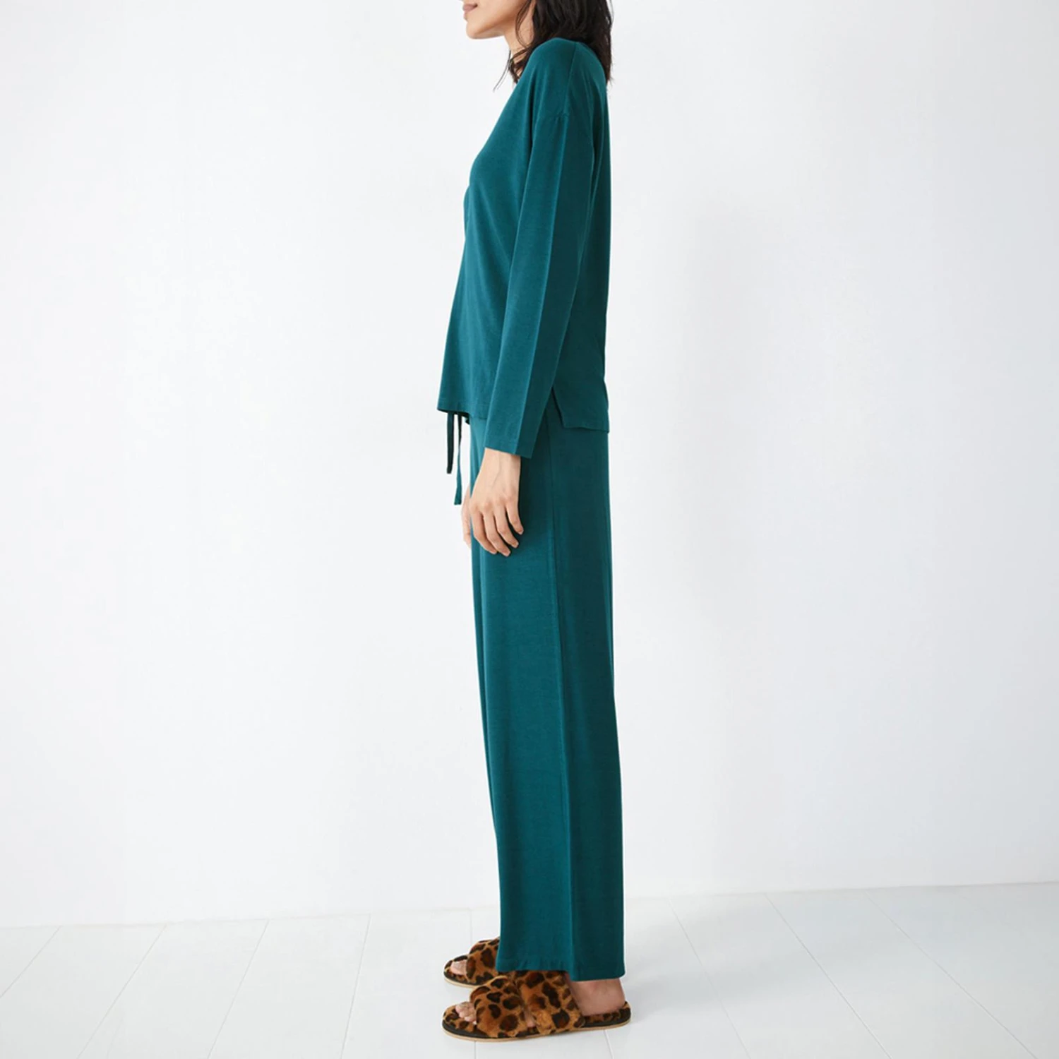 Hush Teal Nox Henley PJ Set 4 Hush Teal Nox Henley PJ Set - Image 2
