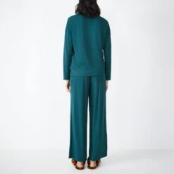 Hush Teal Nox Henley PJ Set 8 Hush Teal Nox Henley PJ Set -Exquisite Clothing 18701782 3